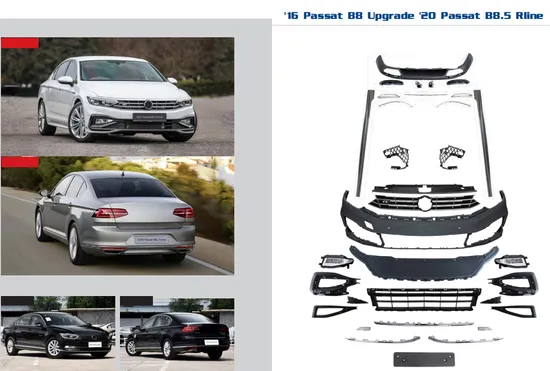 Body Parts/Headlights/Tail Lights/Bumper/Grille/Body Kits for VW Tiguan /T