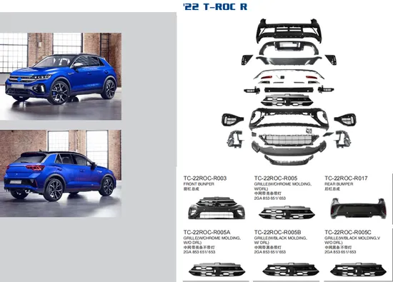 Body Parts/Headlights/Tail Lights/Bumper/Grille/Body Kits for VW Tiguan /T