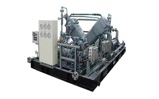 Inlet 4bar Discharge 350bar Syngas Diaphragm Booster Compressor 