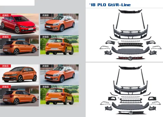 Body Parts/Headlights/Tail Lights/Bumper/Grille/Body Kits for VW Tiguan /T